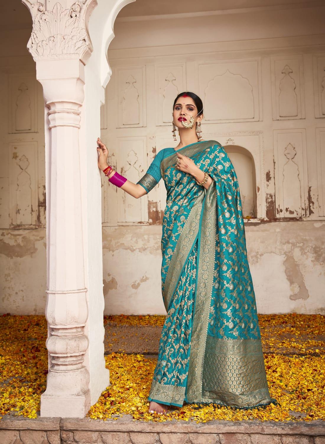 RajPath Aadrika Pure Dola Silk Saree Anant Tex Exports Private Limited
