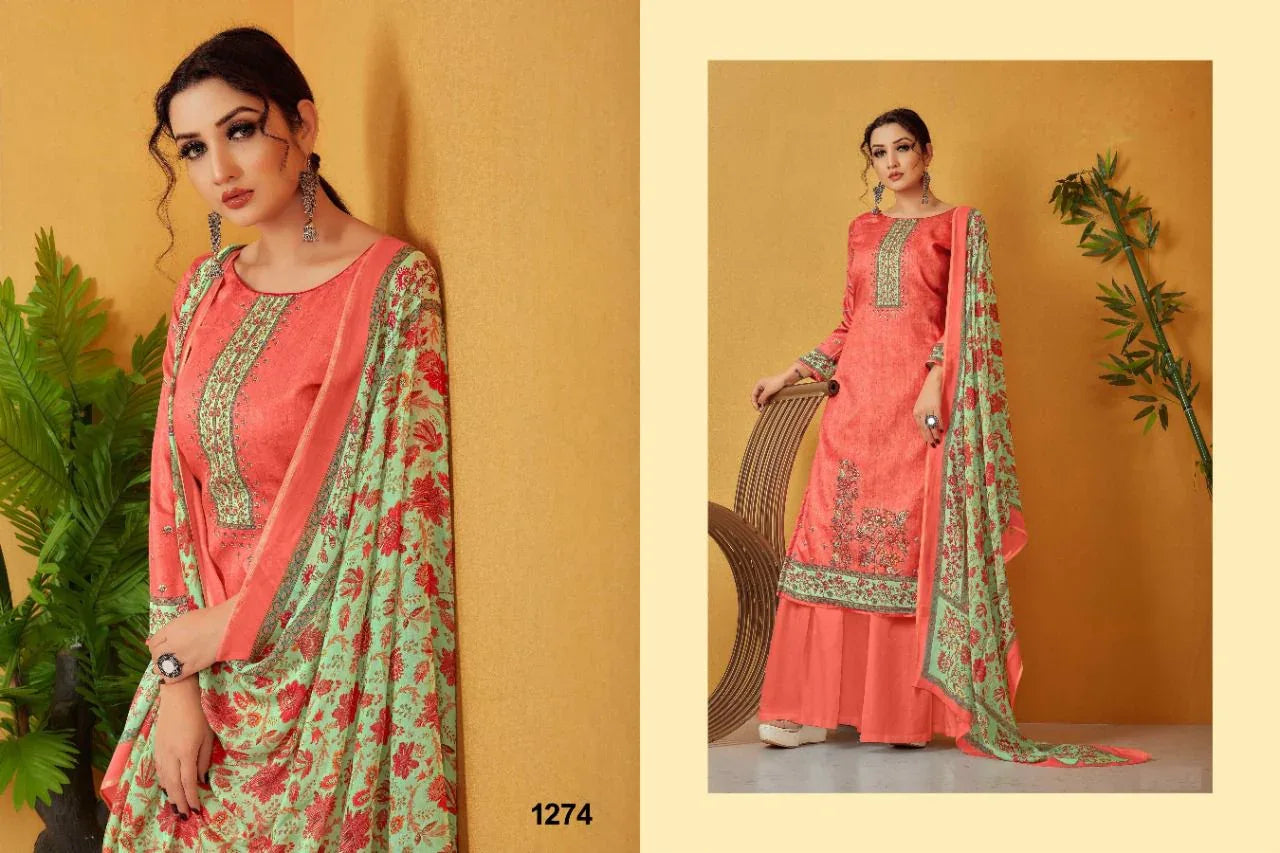 NAZNEEN REEBA 1274 SERIES DIGITAL PRINT SUIT Anant Tex Exports Private Limited