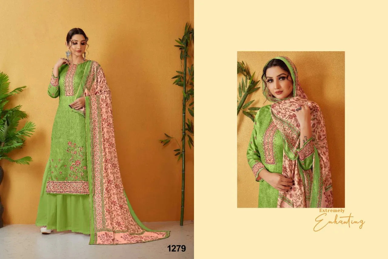 NAZNEEN REEBA 1274 SERIES DIGITAL PRINT SUIT Anant Tex Exports Private Limited