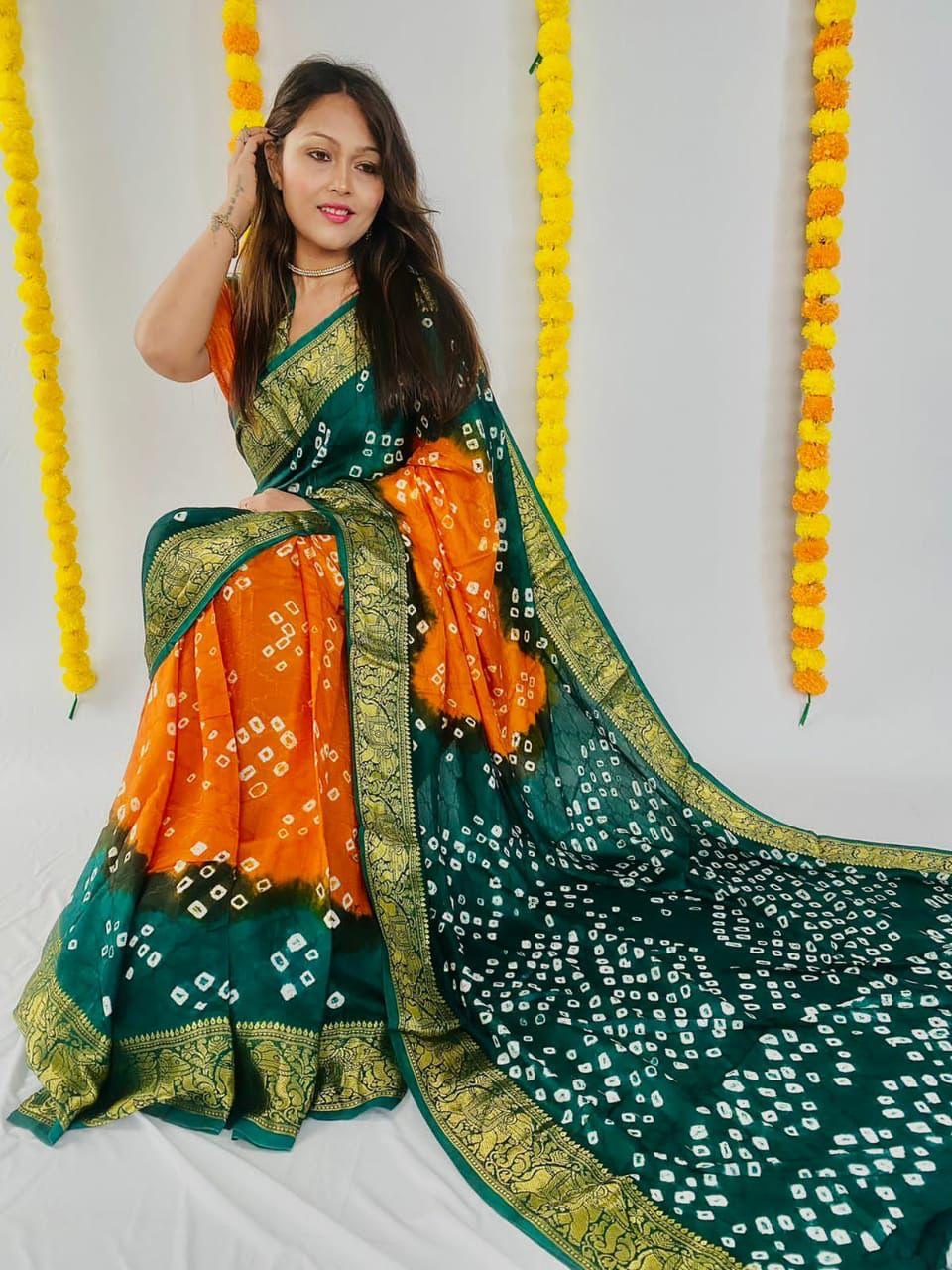 PAVITRA- BANDHEJ VOL - 2 SAREE Anant Tex Exports Private Limited