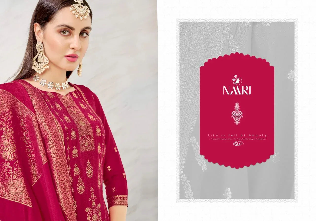 NAARI MEHAR VOL.2 PURE MUSLIN JACARD SUIT Anant Tex Exports Private Limited
