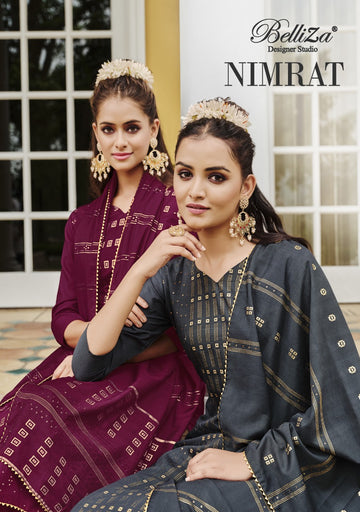 BELLIZA NIMRAT PURE SILK SALWAR SUITS Anant Tex Exports Private Limited