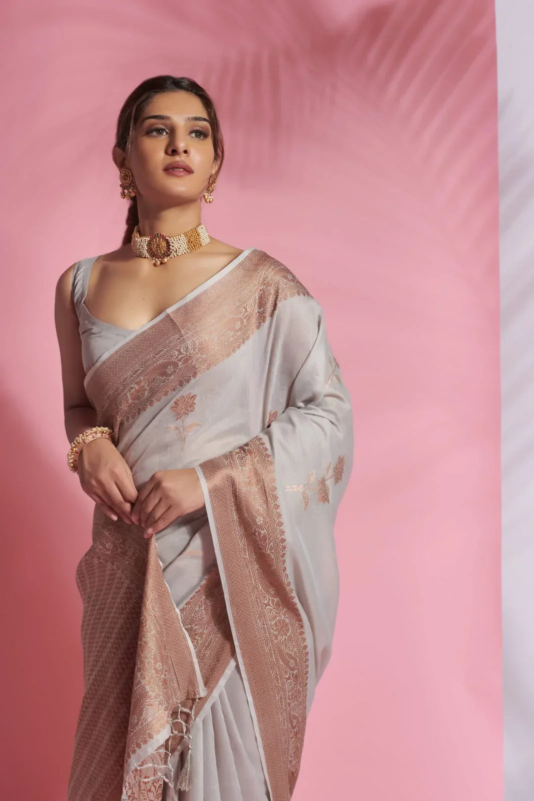 RajYog Aarna Silk Soft Modal Cotton Saree