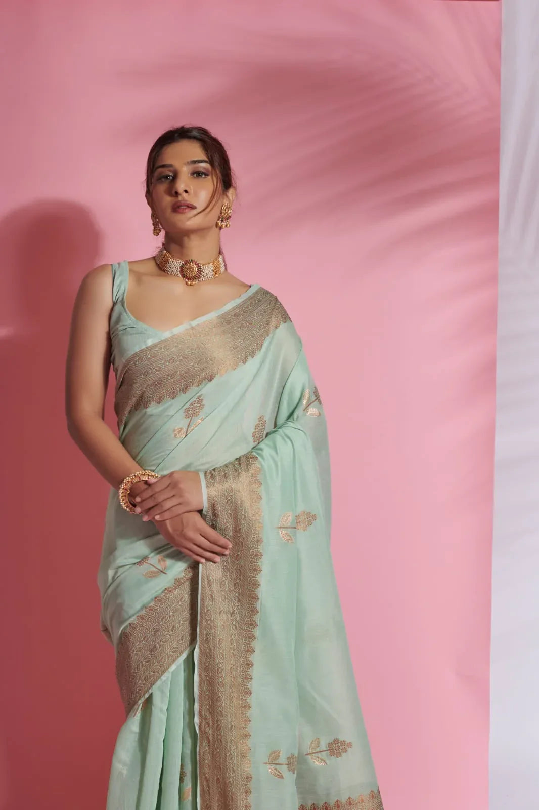 RajYog Aarna Silk Soft Modal Cotton Saree