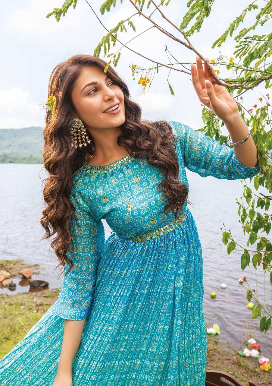 ᏴᎪᎻᎪᎡᎪ FLARED DESIGNER GOWN Anant Tex Exports Private Limited