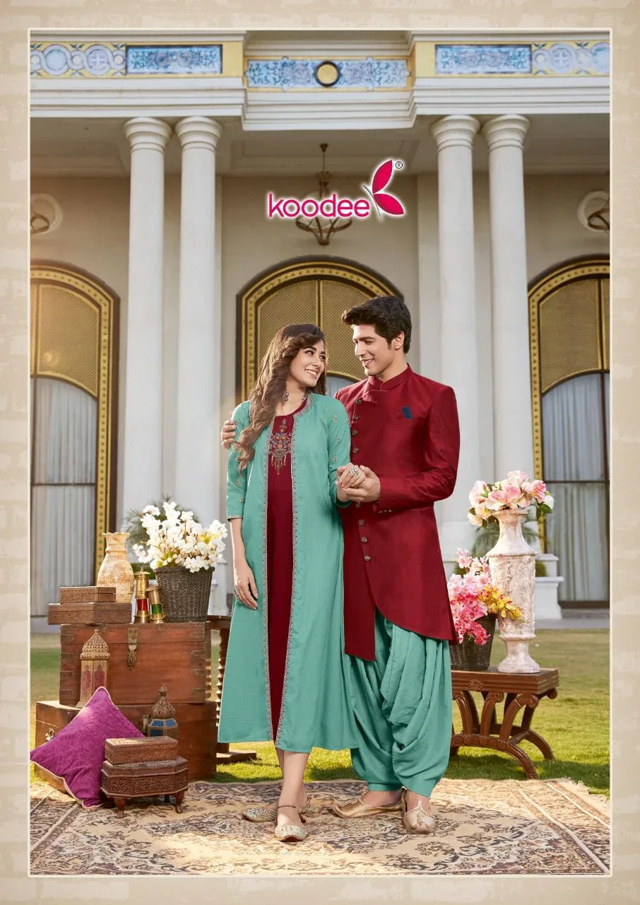 Koodee Sarah Catalog Chinon With Inner Anarkali kurtis Anant Tex Exports Private Limited