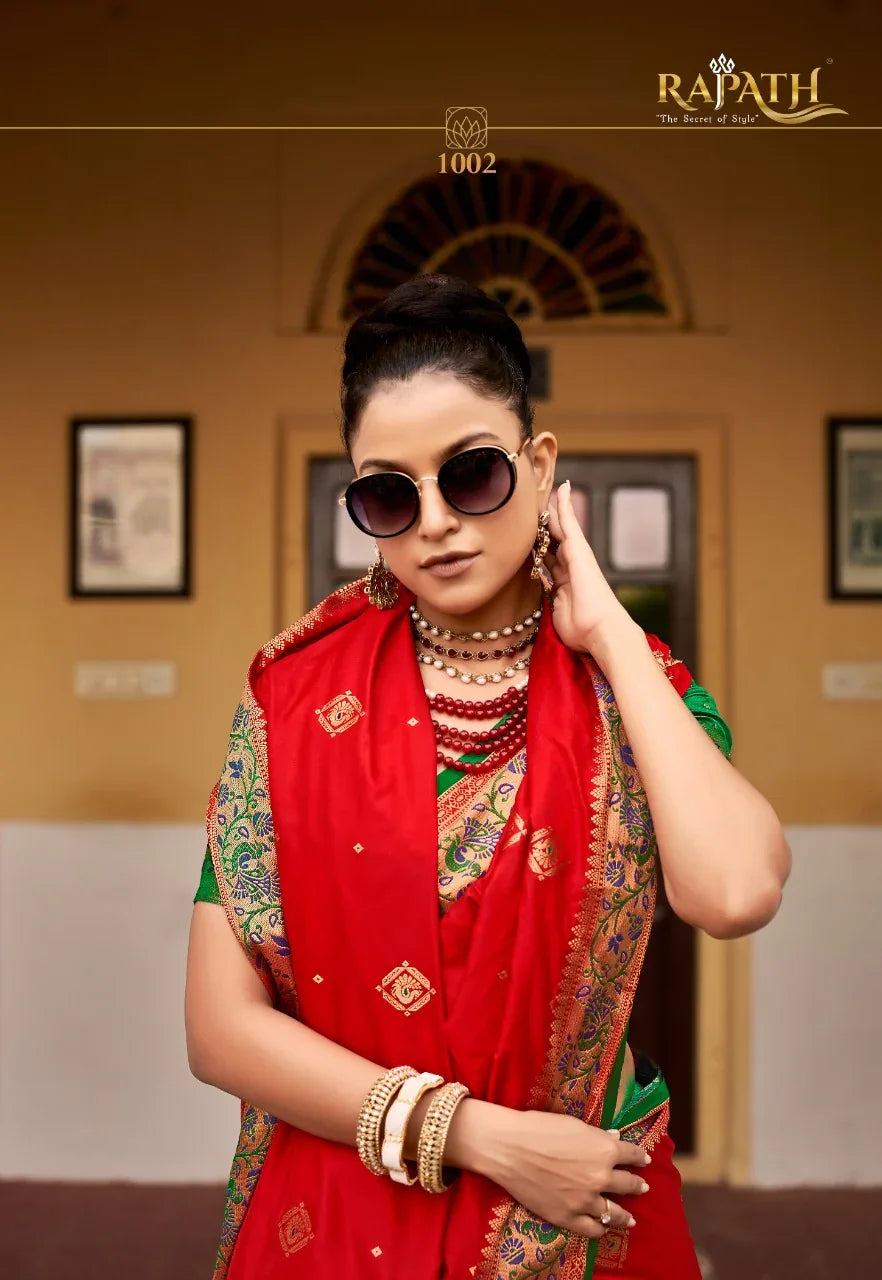 Rajpath Rivaaz Silk Weaving Saree collection Anant Tex Exports Private Limited
