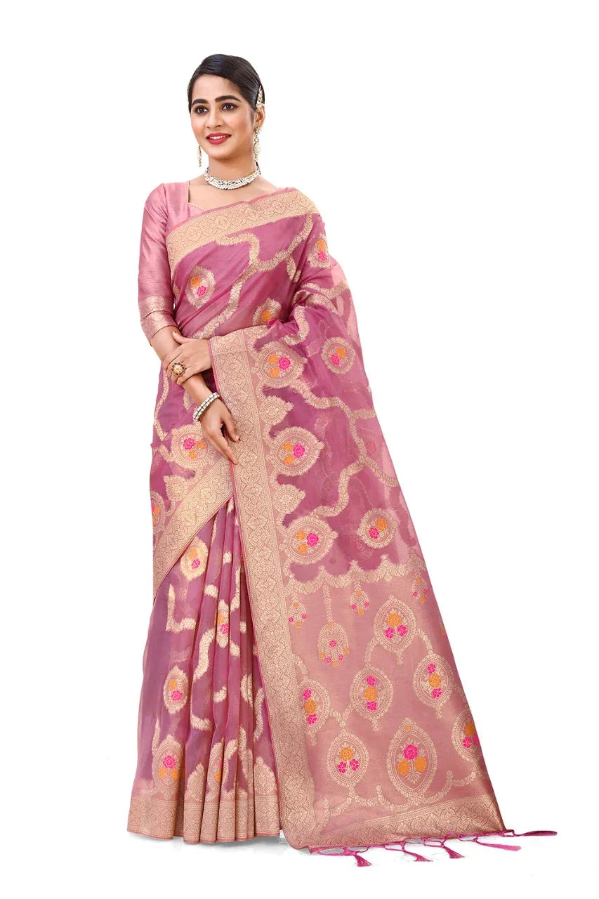 Varsha Silk Organza Saree Anant Tex Exports Private Limited