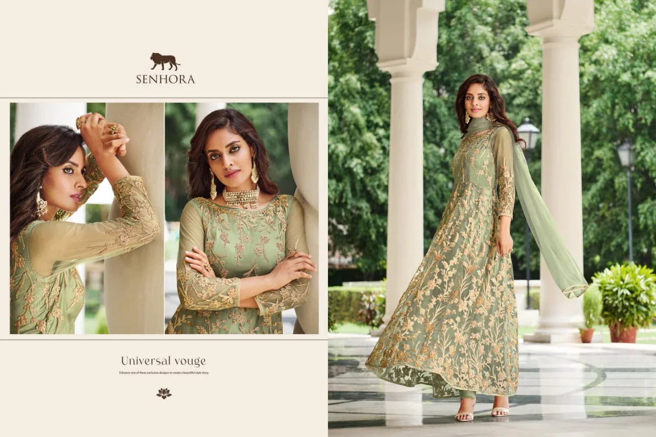 SENHORA SHARMIN ANARKALI SUIT COLLECTION Anant Tex Exports Private Limited