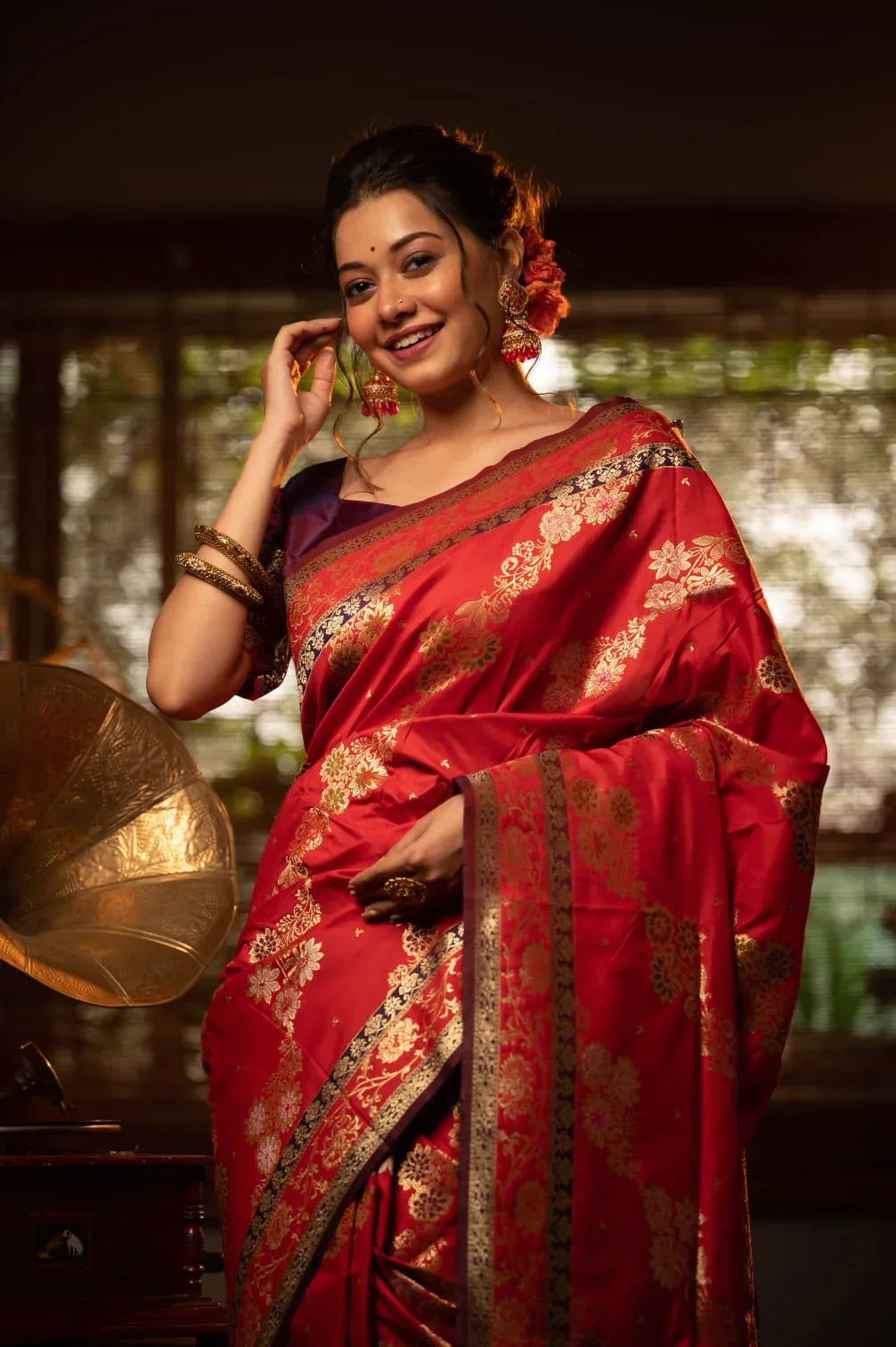 Soft Banarasi Silk Saree Anant Tex Exports Private Limited