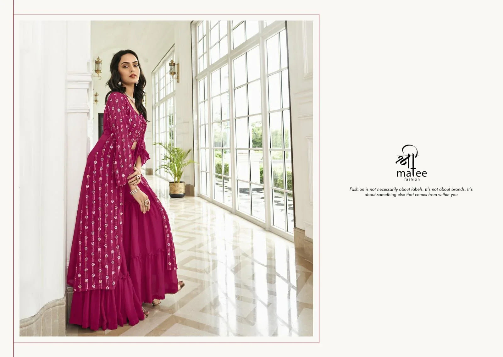 Shreematee Fashion Zainab Series 133-135 Faux Georgette Kurti Anant Tex Exports Private Limited