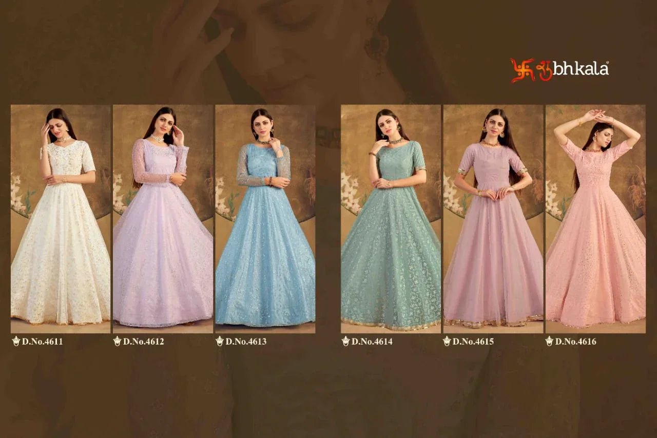 FLORY VOL. 16 DESIGNER EXCLUSIVE LONG GOWN Anant Tex Exports Private Limited