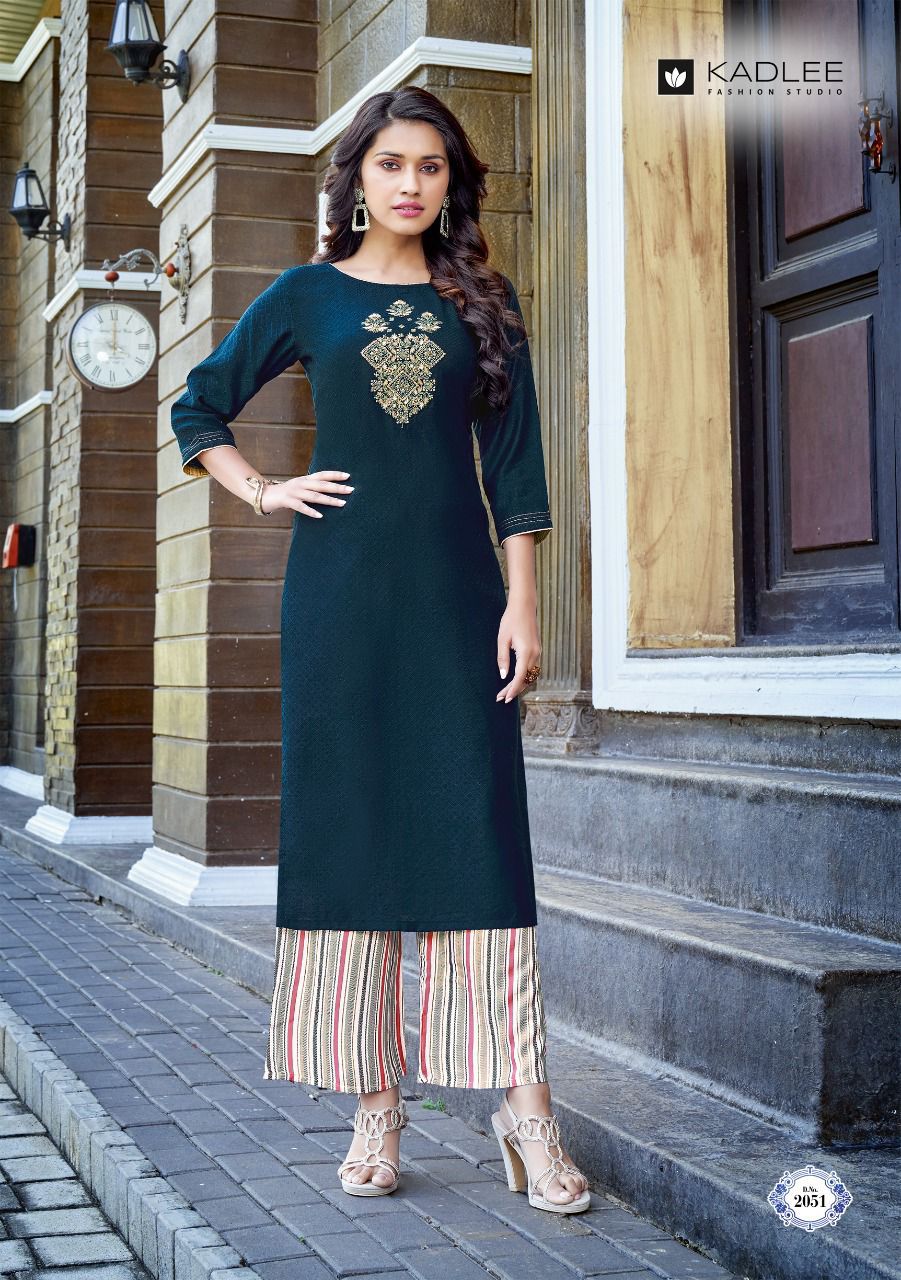 Kadlee Pankh Vol-7 Nx Rayon Print Suit Anant Tex Exports Private Limited