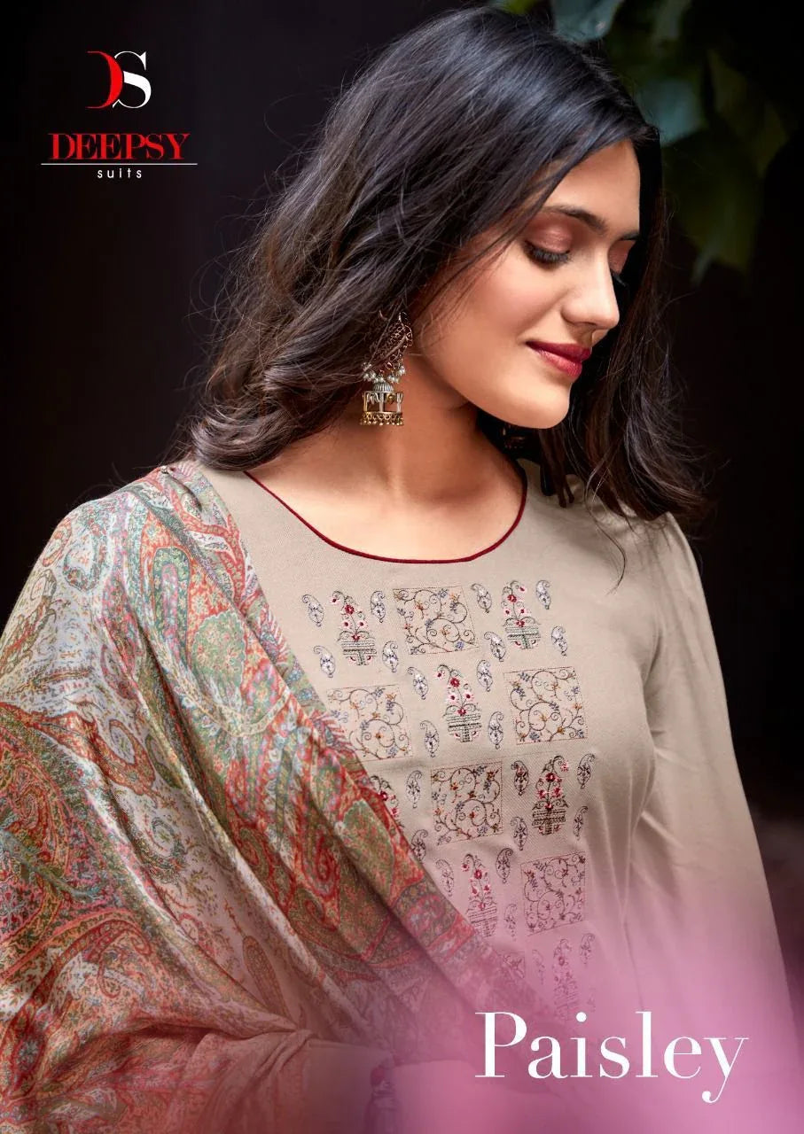 DEEPSY SUITS PAISLEY PASHMINA WINTER SUITS Anant Tex Exports Private Limited
