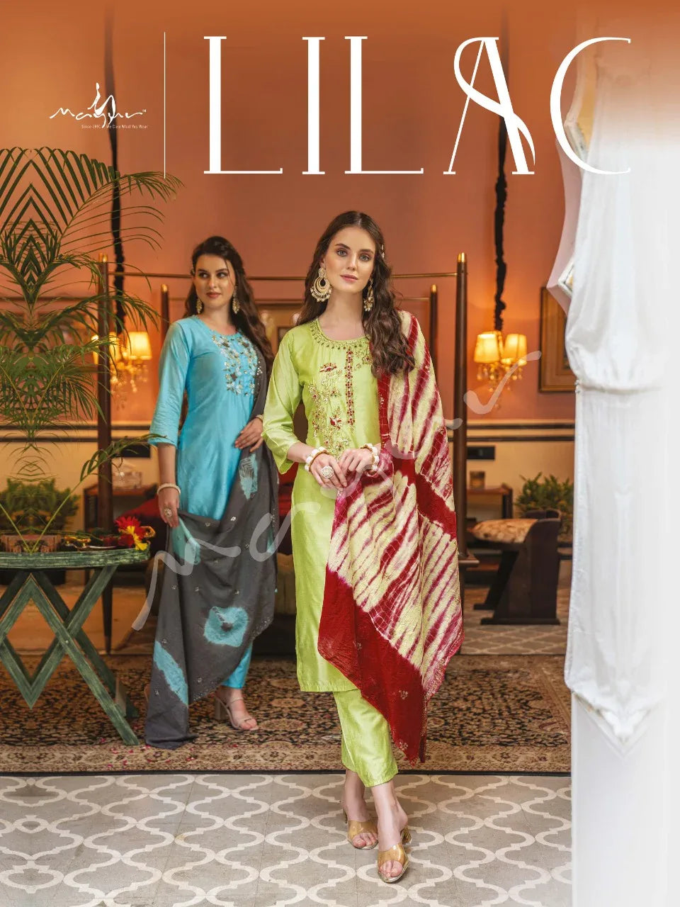 Mayur Lilac Designer Readymade Party Wear Suit Anant Tex Exports Private Limited