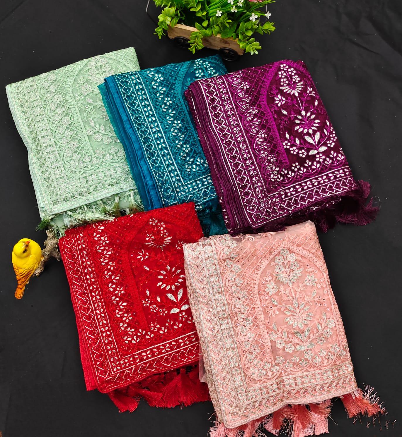 Taj Heavy Butterfly Net Saree Anant Tex Exports Private Limited