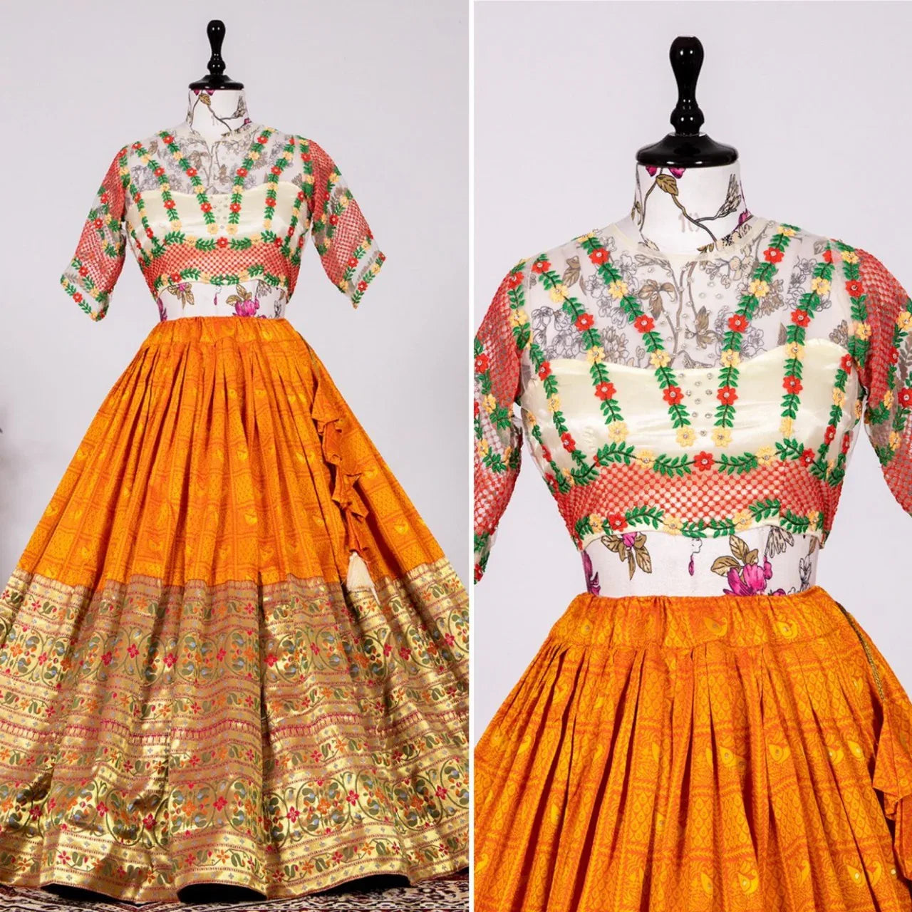 Special Occasion Wear Paithani Lehenga Choli Collection Anant Tex Exports Private Limited