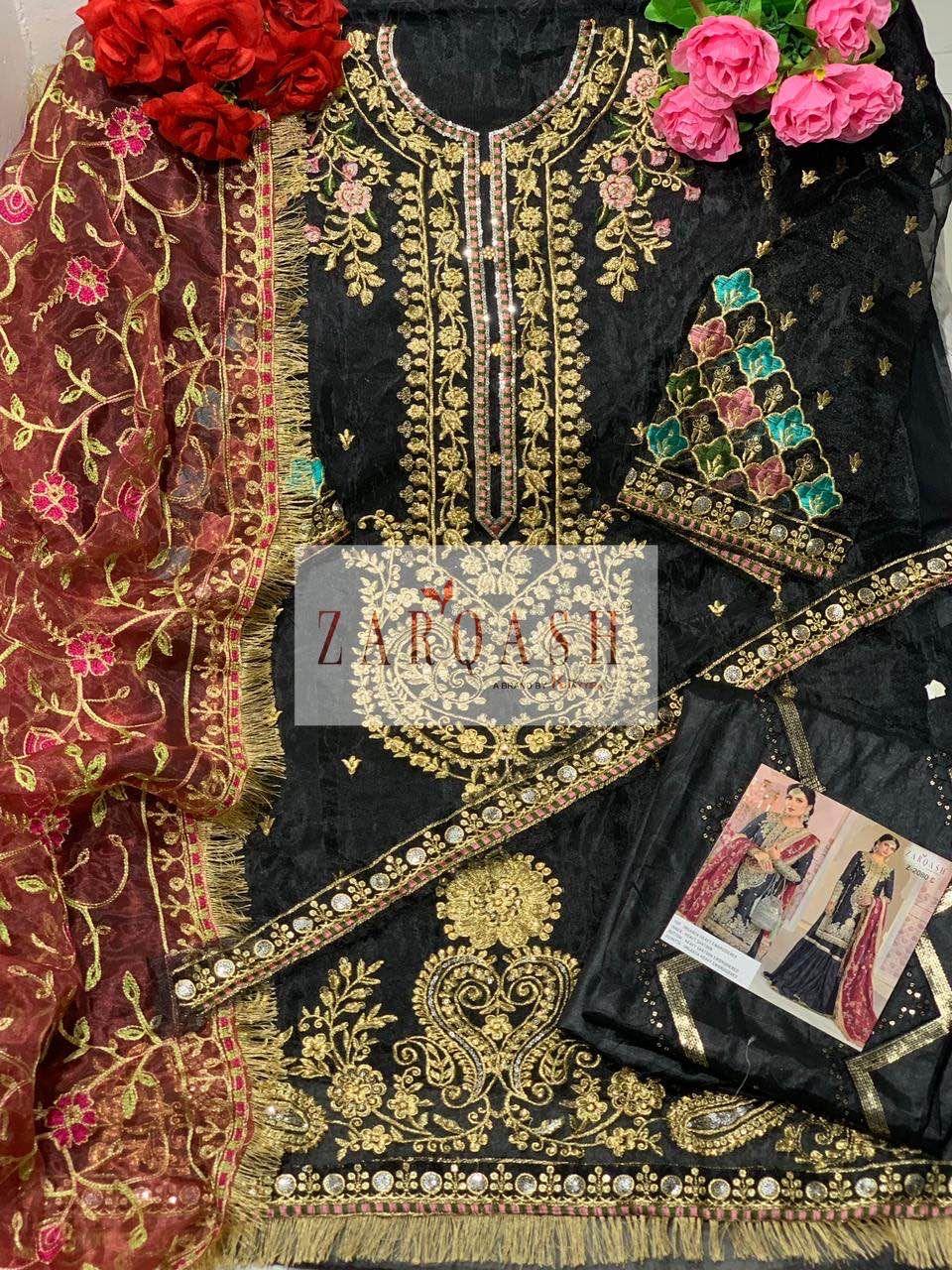 MARIYA Z-2080 EMBROIDERED SUIT Anant Tex Exports Private Limited