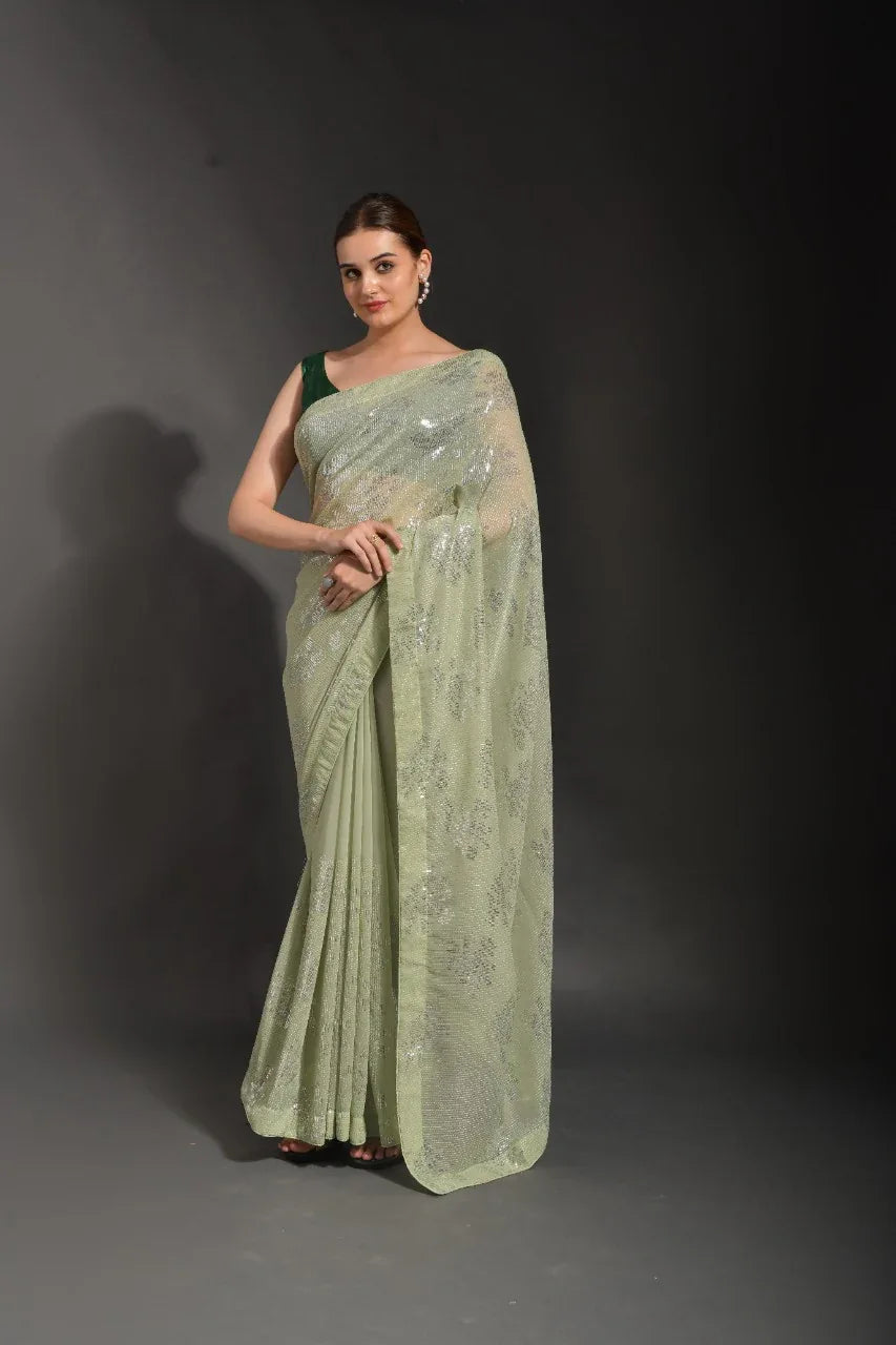 DEEKSHA GEORGETTE FESTIVE WEAR SAREE Anant Tex Exports Private Limited