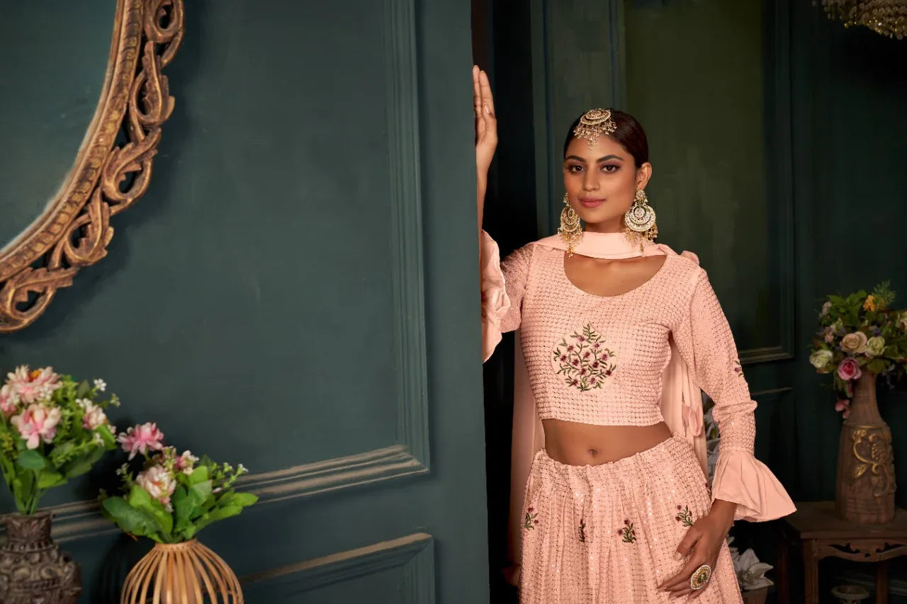 ZEEYA-NADIRA SERIES 6004-6006 PARTY WEAR LEHENGA Anant Tex Exports Private Limited