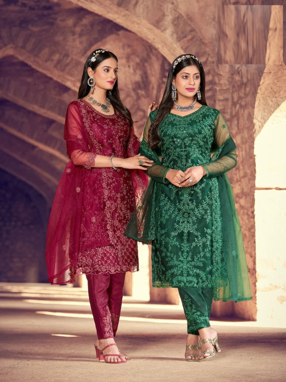 NAZNEEN ZARA 1348 SERIES EMBROIDERY SUIT Anant Tex Exports Private Limited