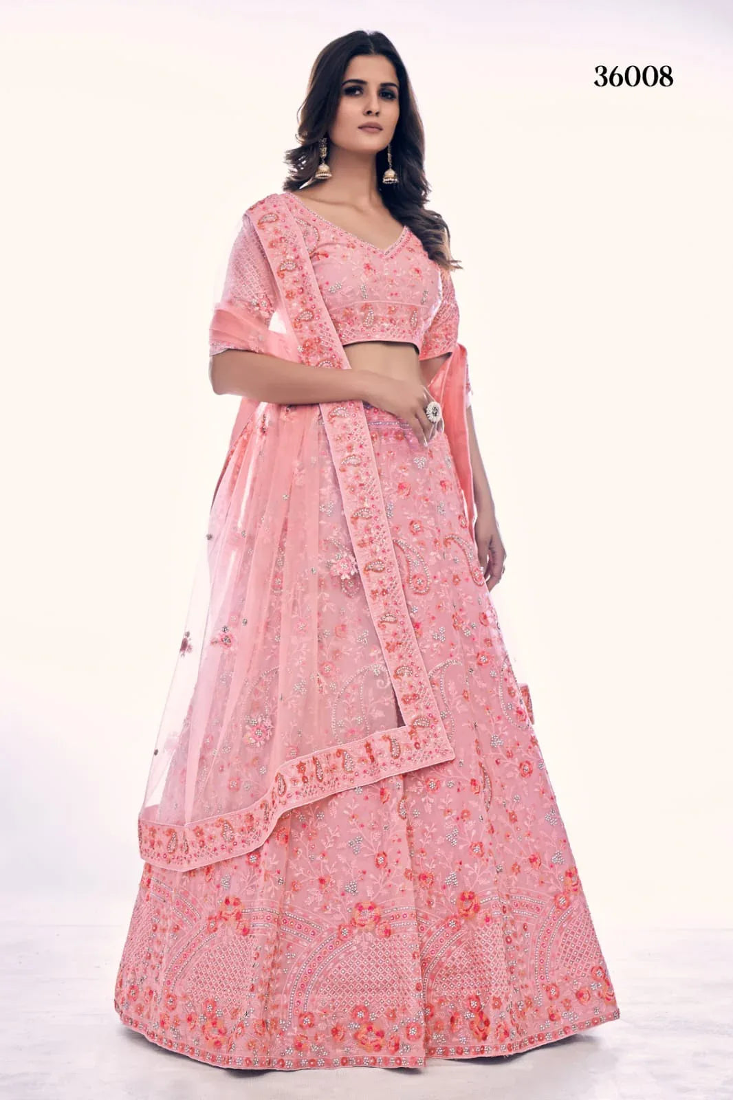 POSHAK VOL 4 DESIGNER LEHENGA D.NO 36008 Anant Tex Exports Private Limited