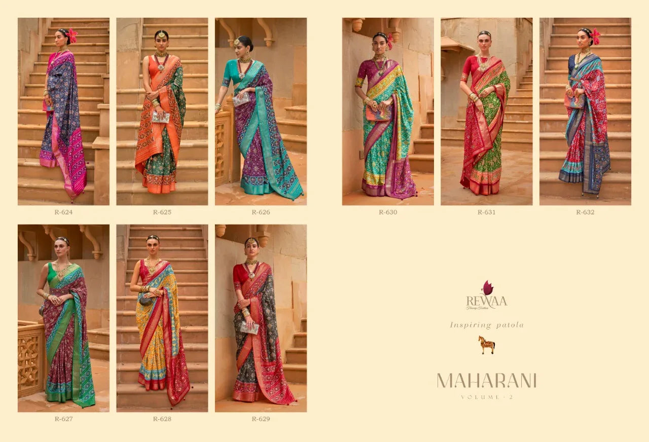 REWAA MAHARANI VOL-2 SMOOTH PATOLA SAREE Anant Tex Exports Private Limited