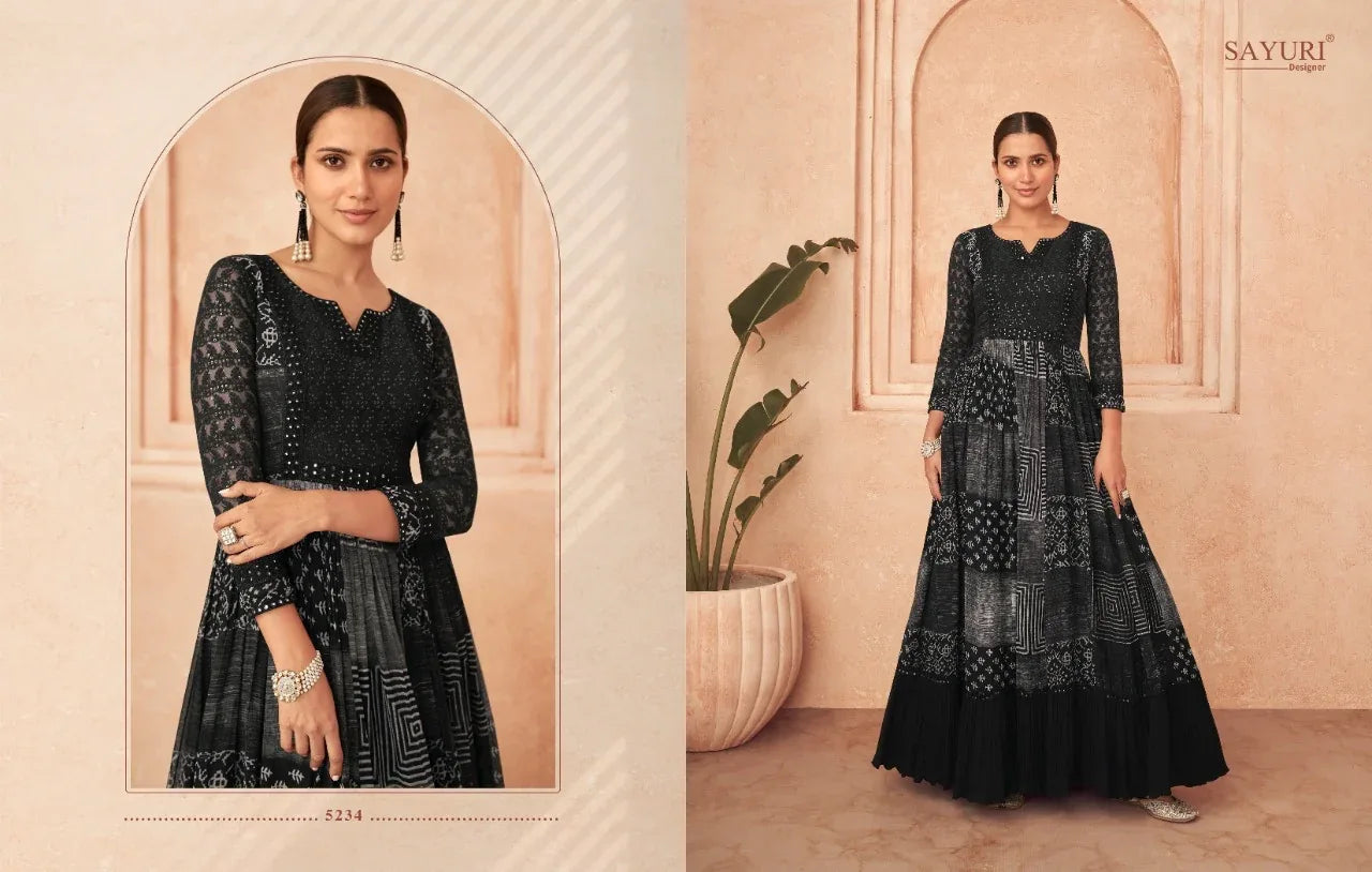 SAYURI DESIGNER FLORAL 5233 SERIES SALWAR SUIT Anant Tex Exports Private Limited