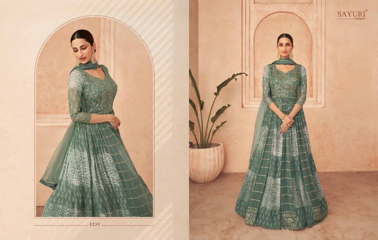 SAYURI DESIGNER FLORAL 5233 SERIES SALWAR SUIT Anant Tex Exports Private Limited