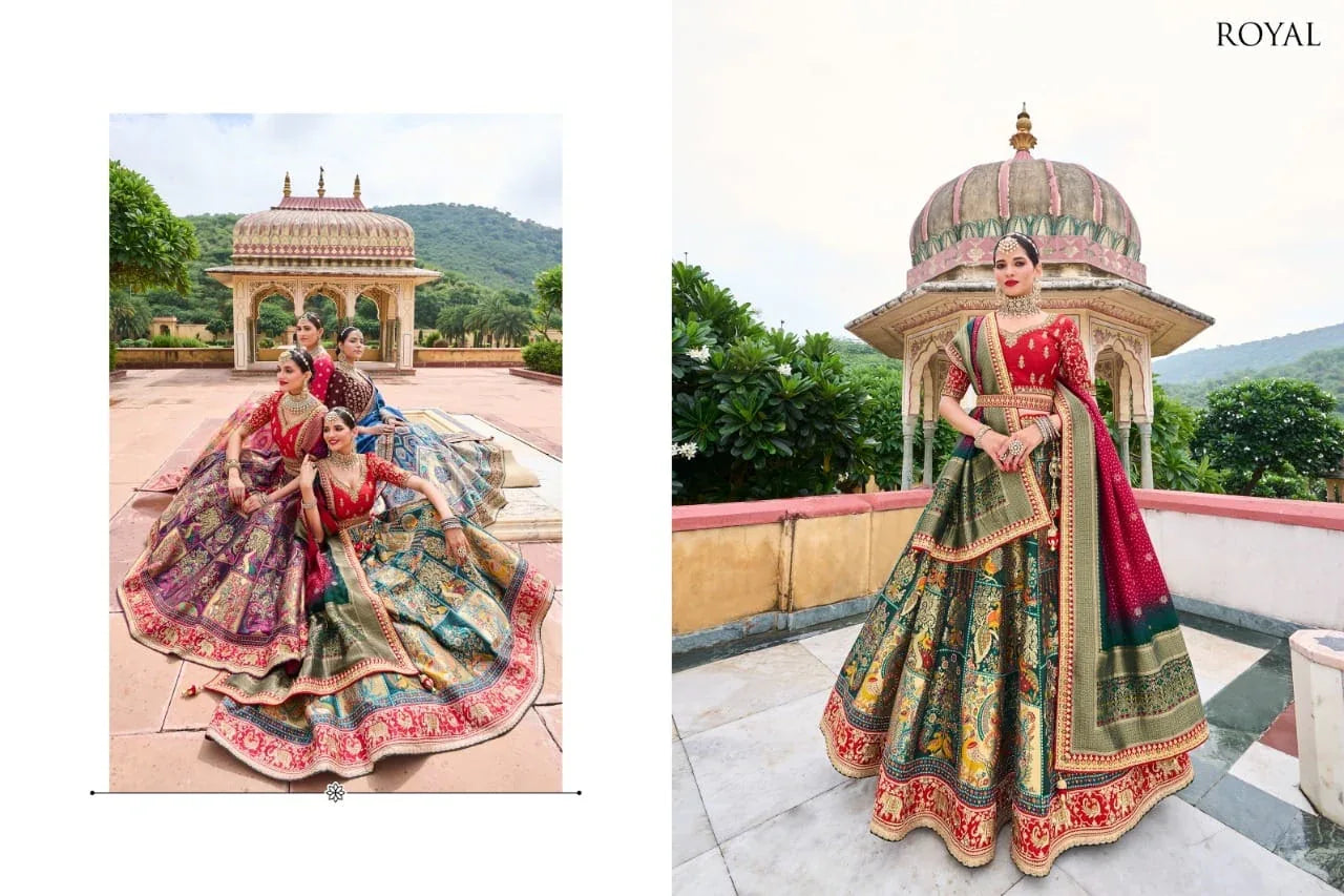 ROYAL VOL 29 DESIGNER LEHENGA D.NO -1017 Anant Tex Exports Private Limited