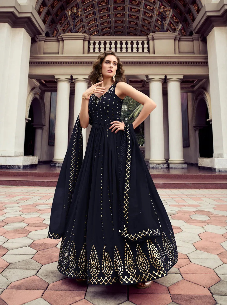 Flory Vol. 26 Fancy Anarkali Gown Anant Tex Exports Private Limited
