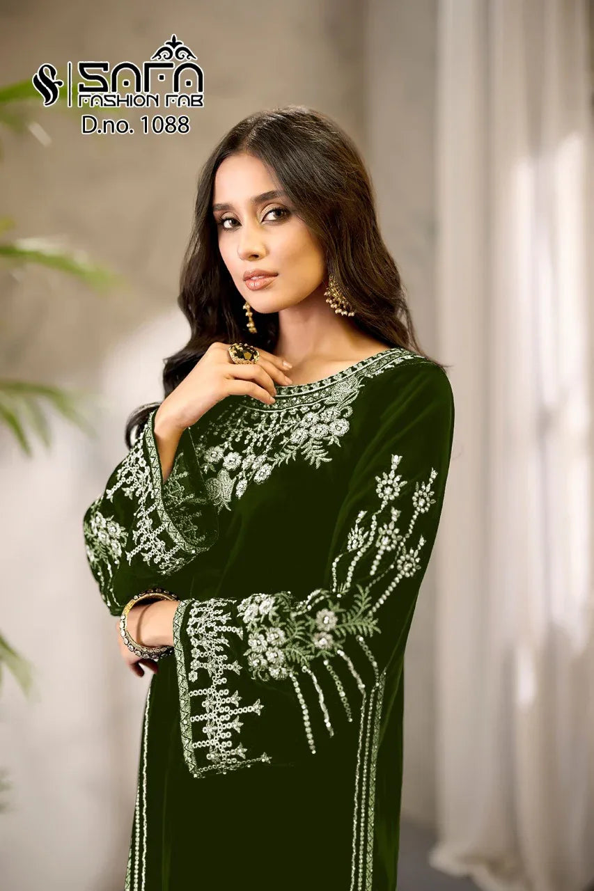 SAFA FASHION FANCY SALWAR SUIT D.NO.1088 Anant Tex Exports Private Limited