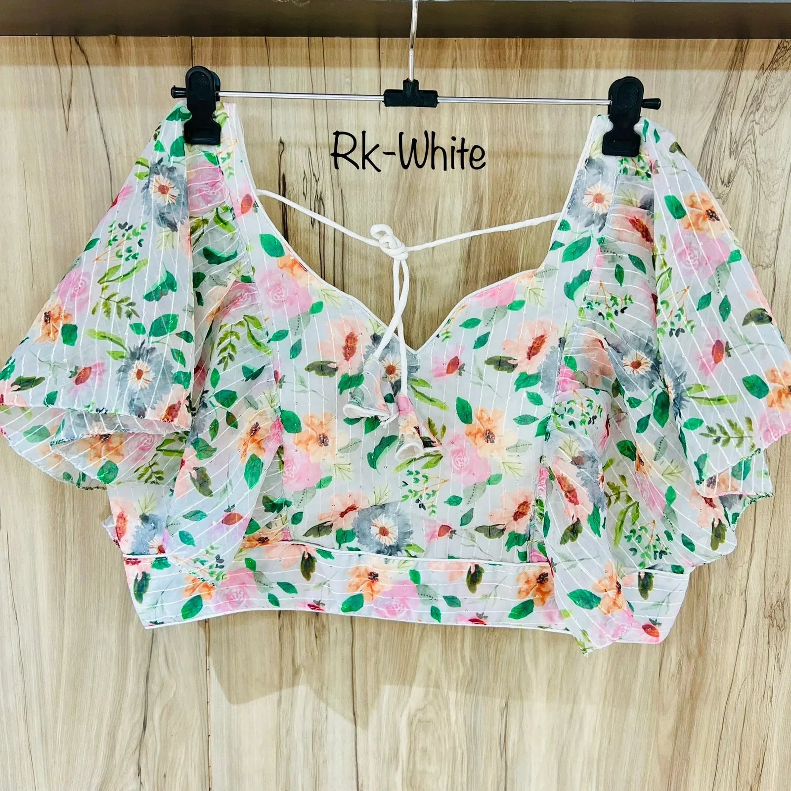 DIGITAL PRINT RUFFLE BLOUSE Anant Tex Exports Private Limited