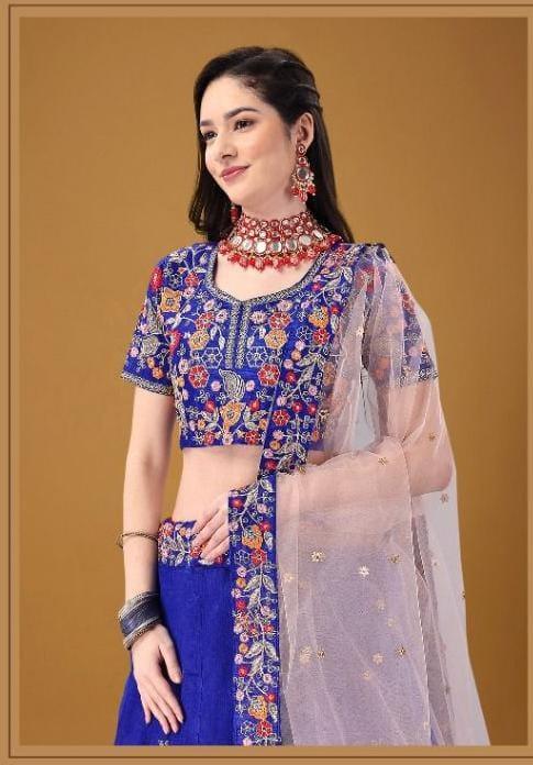BIVA-MONALISAA VOL-1 11001 TO 11007 SERIES LEHENGA Anant Tex Exports Private Limited