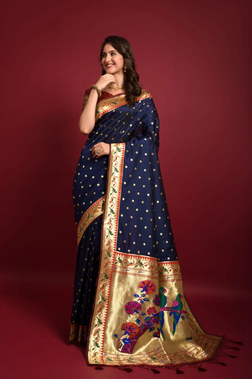 PARTY WEAR PURE PAITHANI SAREE Anant Tex Exports Private Limited