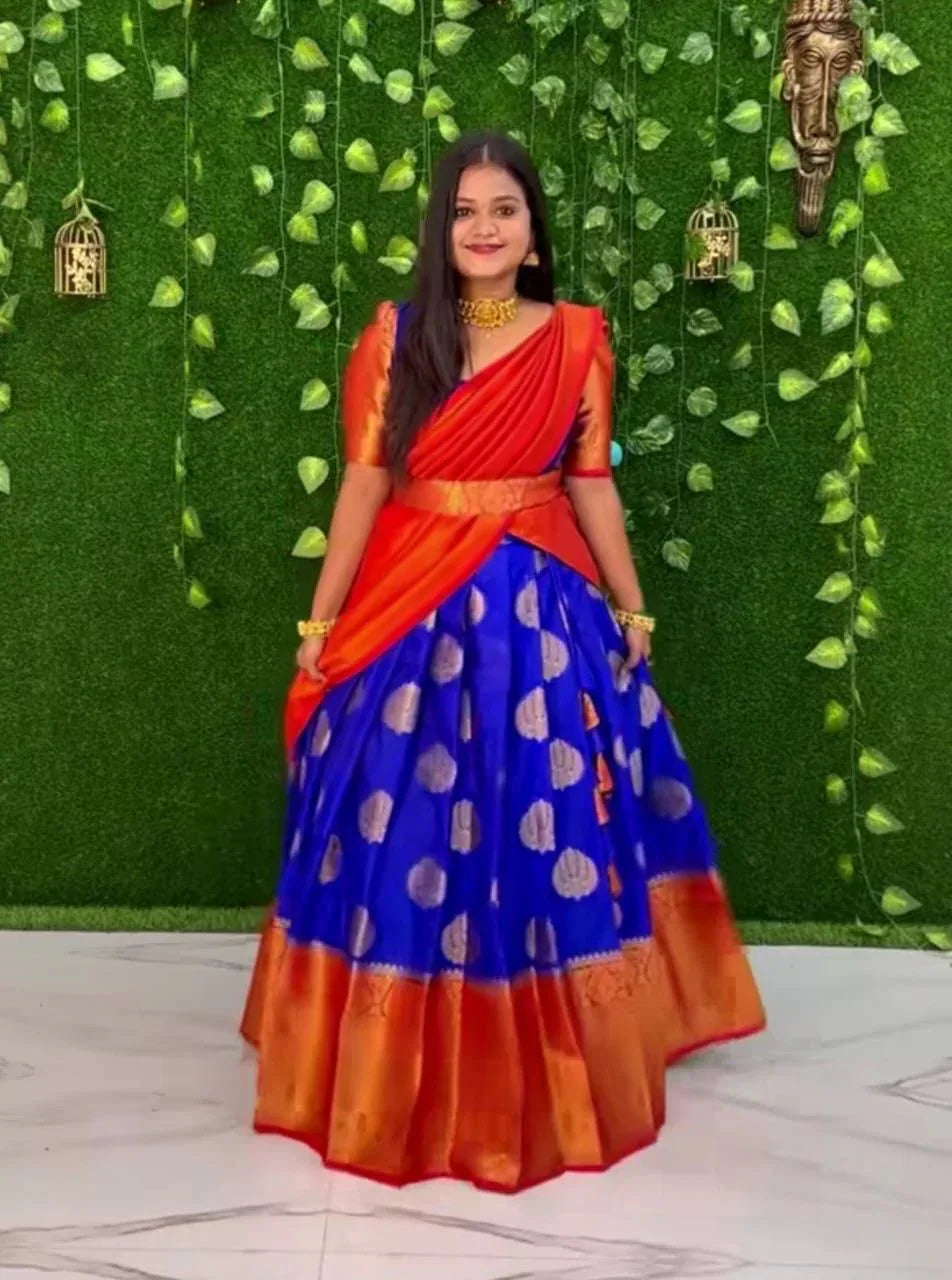 Kanjivaram Silk Zari Lehenga Anant Tex Exports Private Limited