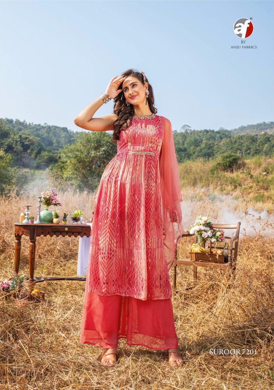 NYRA SUROOR KURTI PLAZZO WITH DUPATTA Anant Tex Exports Private Limited