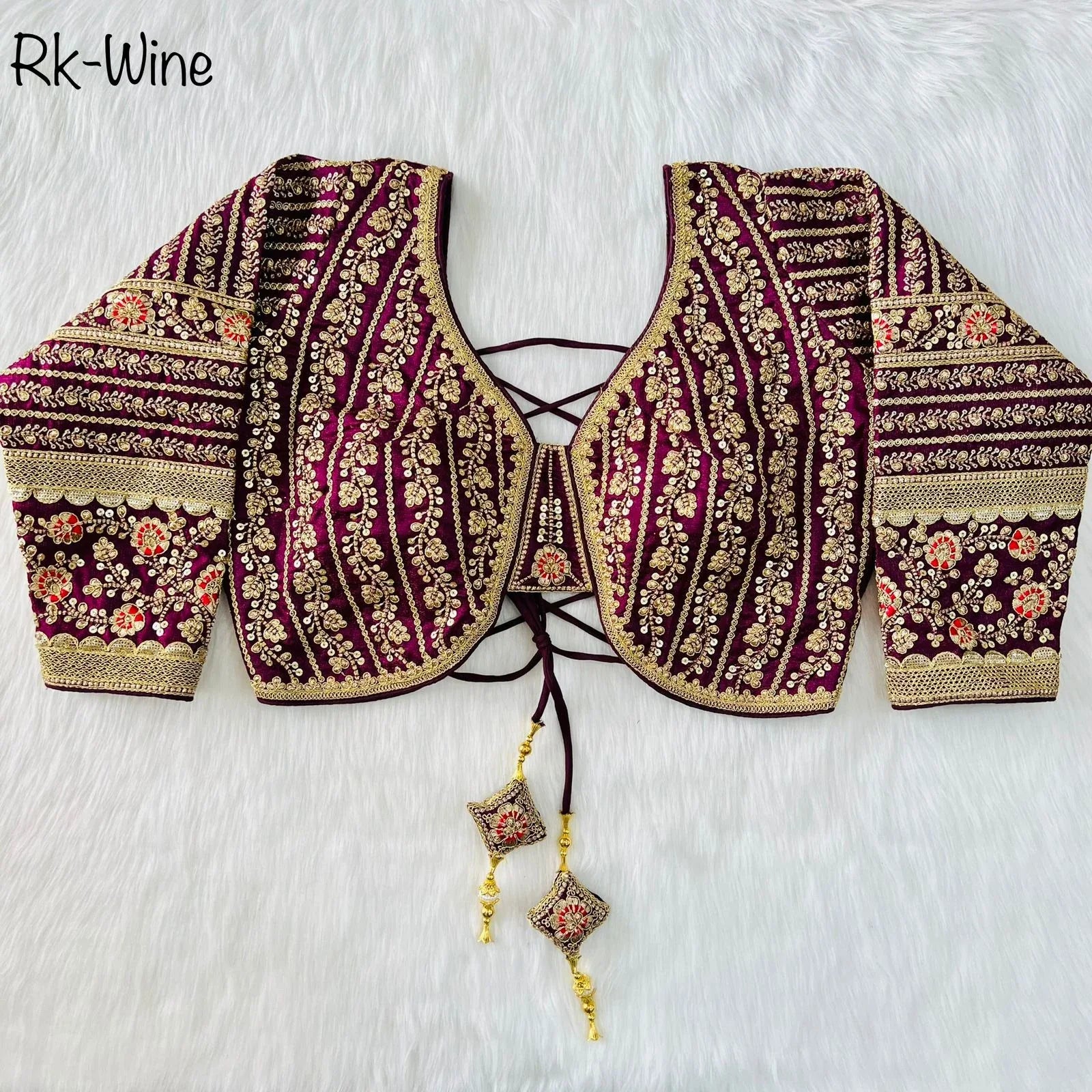 Heavy Embroidery Bridal Work Blouse Anant Tex Exports Private Limited