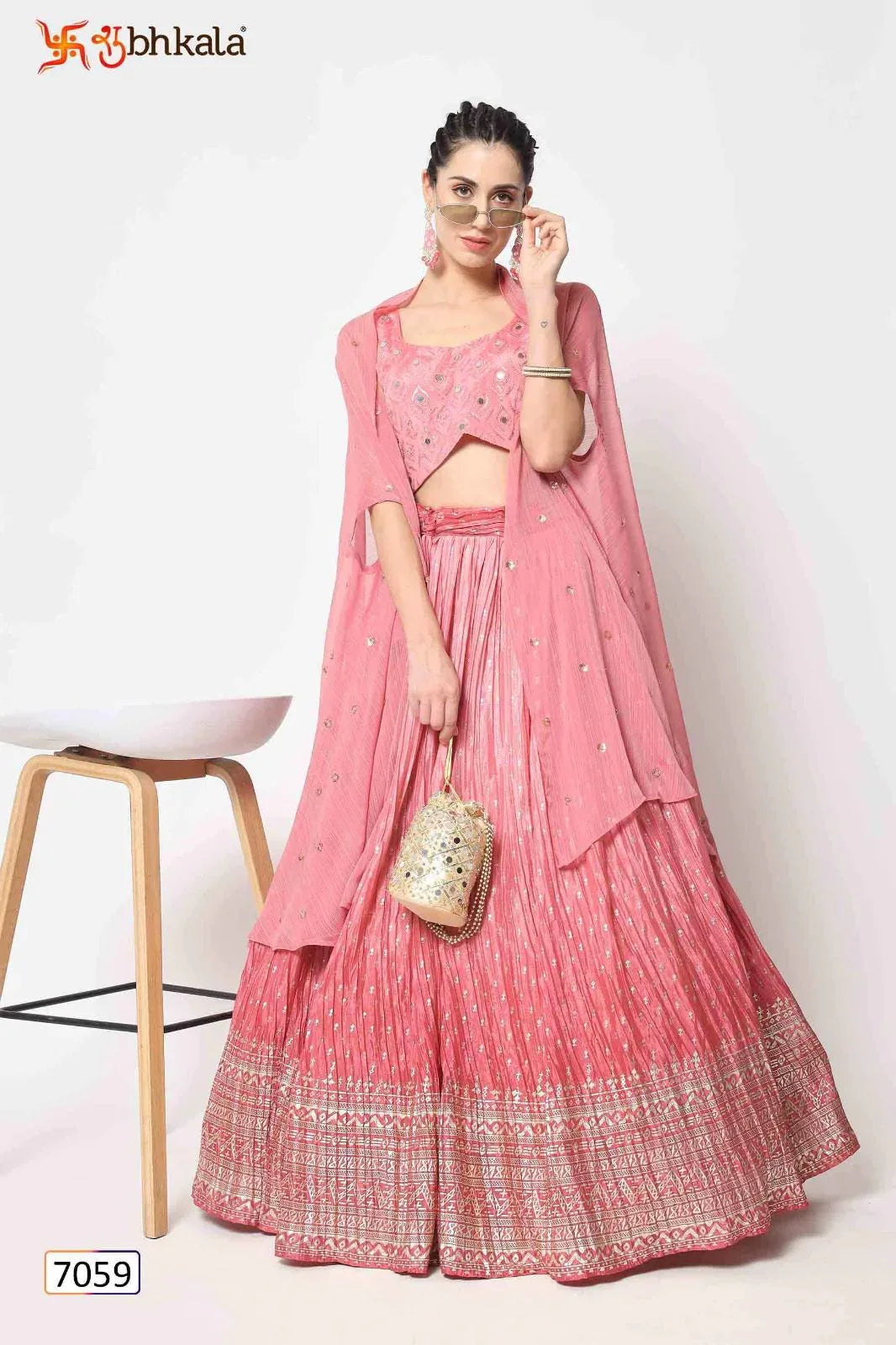 Vol. 10 Bridal Thread Embroidered Lehenga Choli Anant Tex Exports Private Limited