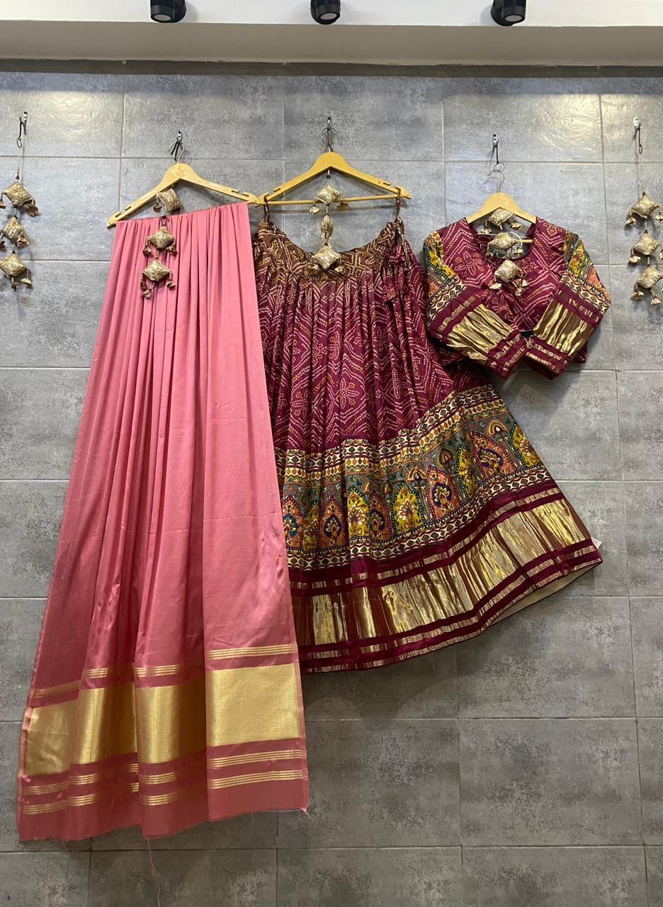 Fancy Designer Pure Gaji Silk Chaniya Choli Anant Tex Exports Private Limited