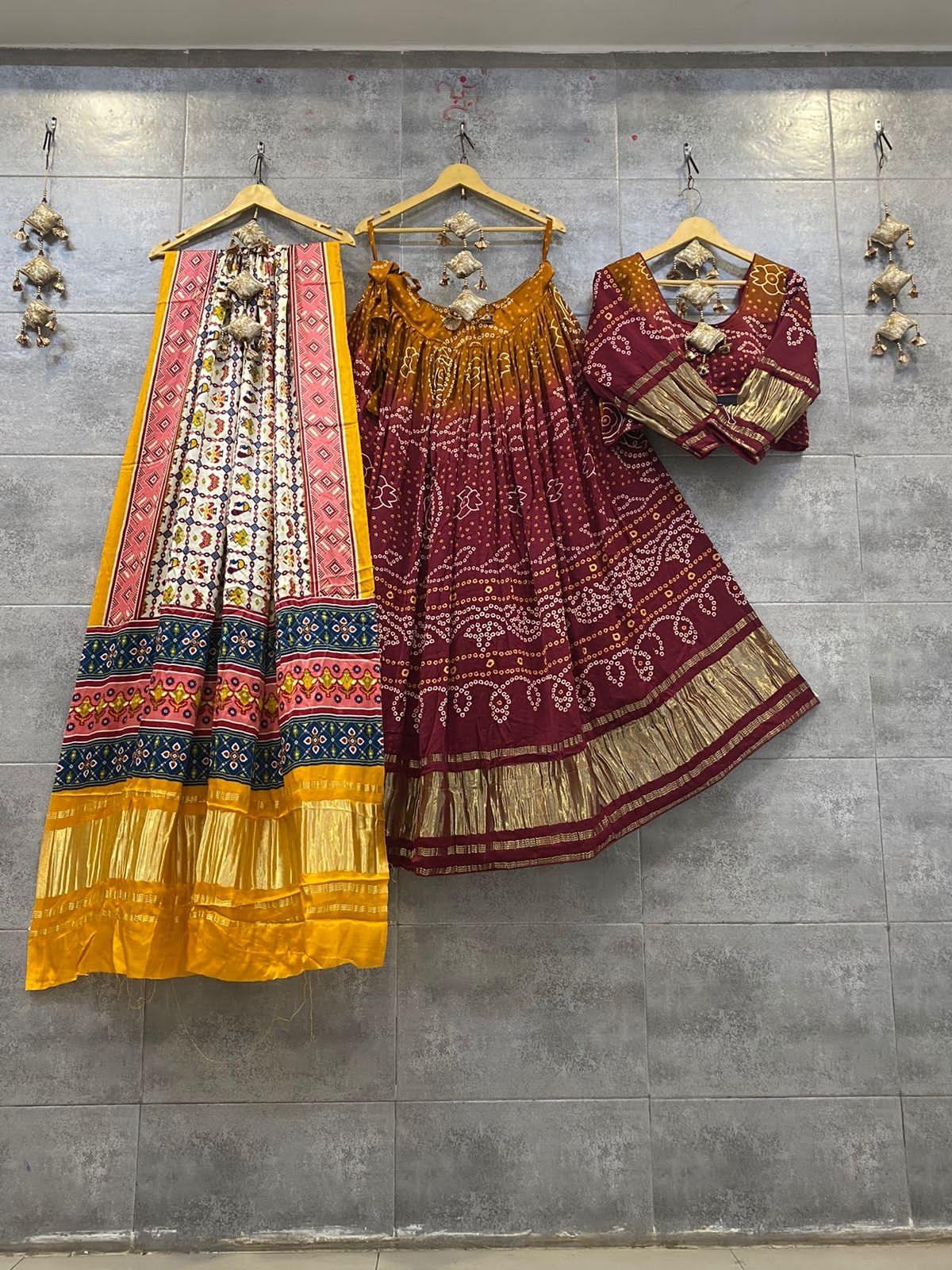 Fancy Designer Pure Gaji Silk Chaniya Choli Anant Tex Exports Private Limited
