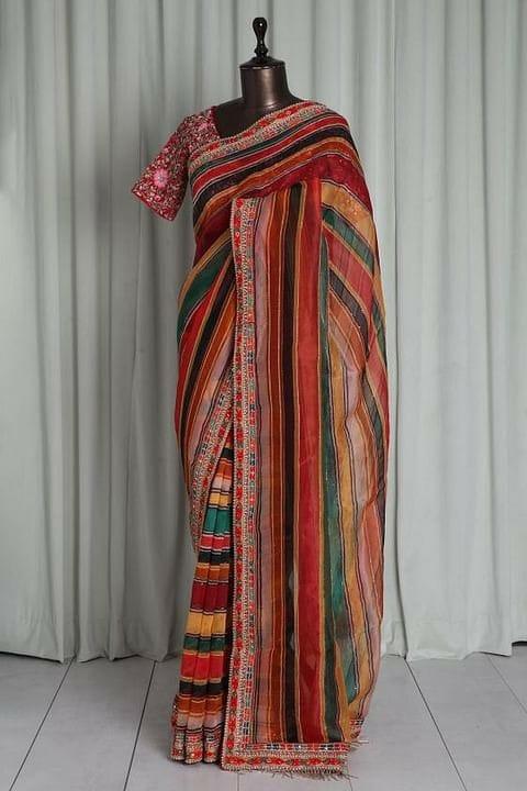Fancy Rajwadi Silk Digital Print Saree Anant Tex Exports Private Limited