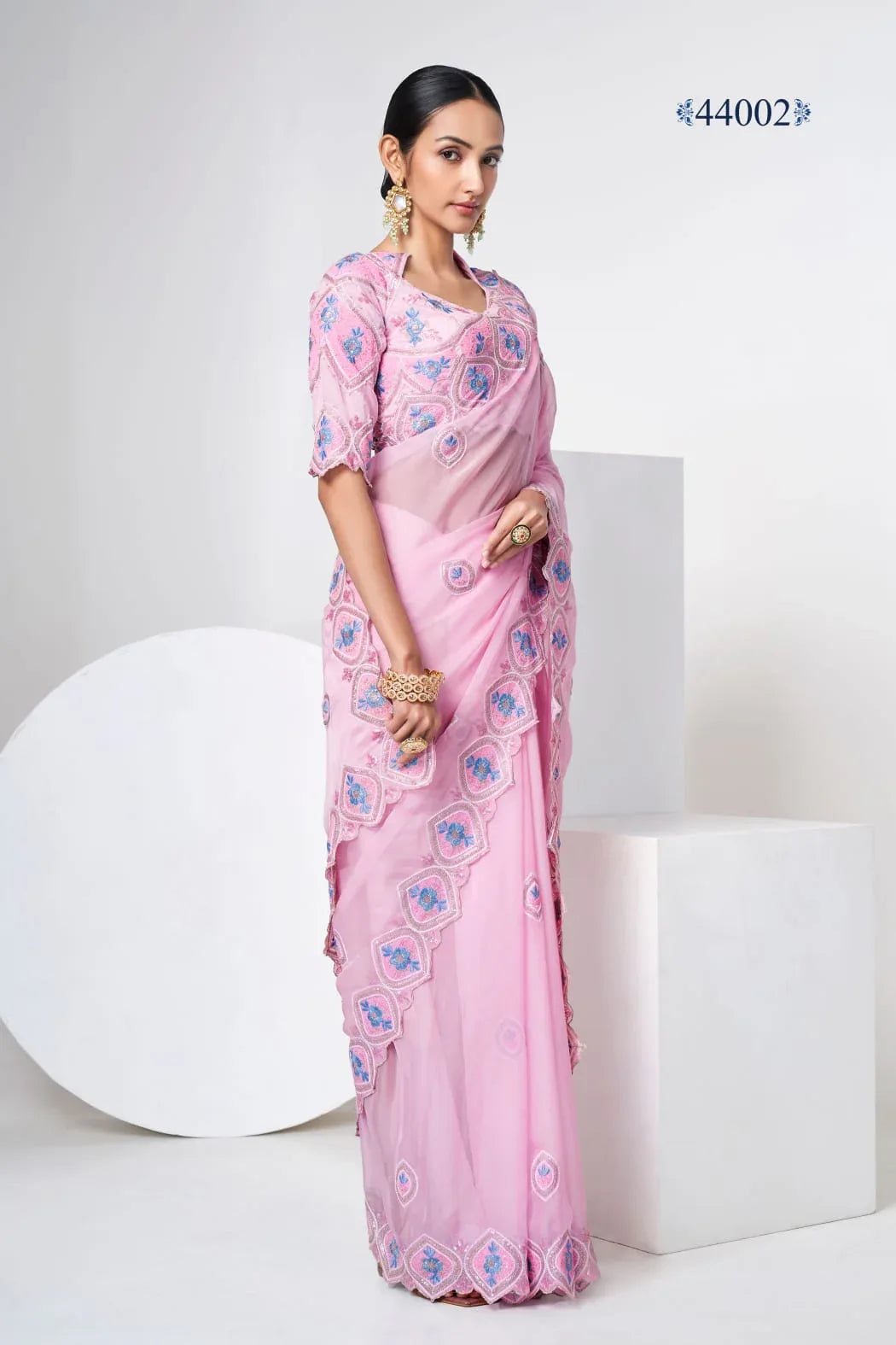 Party Wear Designer Saree D.no 44002 Anant Tex Exports Private Limited