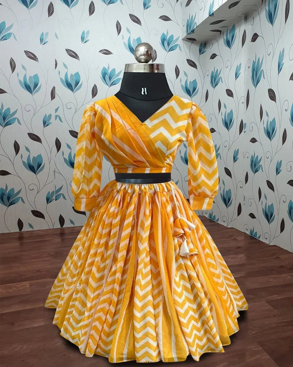 Party Wear Kids Digital Prented Lehenga Choli Anant Tex Exports Private Limited