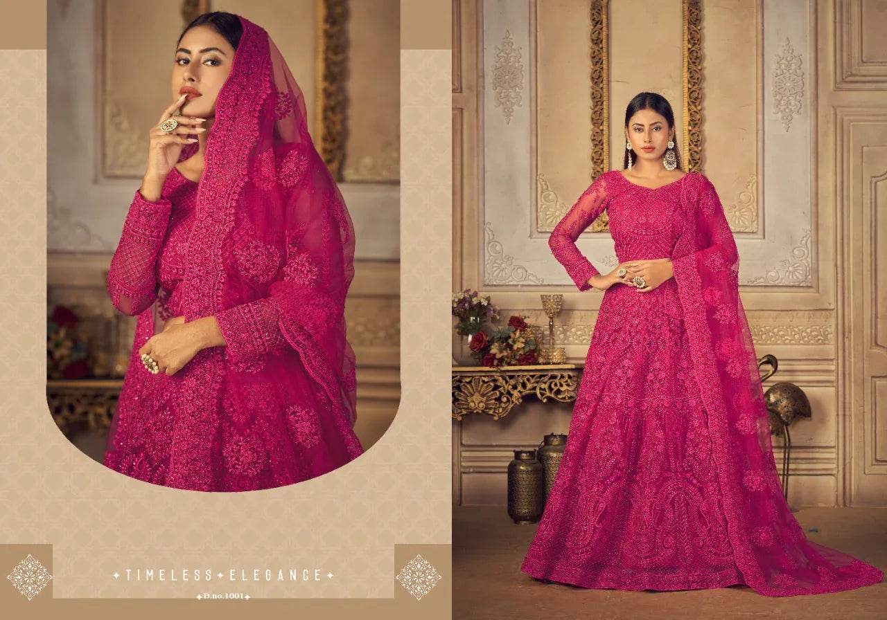 WEDDING BRIDAL PREMIUM LEHENGA COLLECTION D.NO 1001 Anant Tex Exports Private Limited