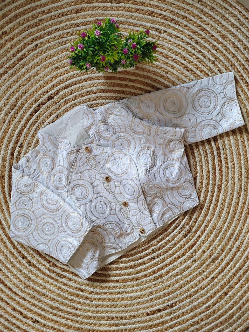 Fancy Jacket Style Blouse Anant Tex Exports Private Limited