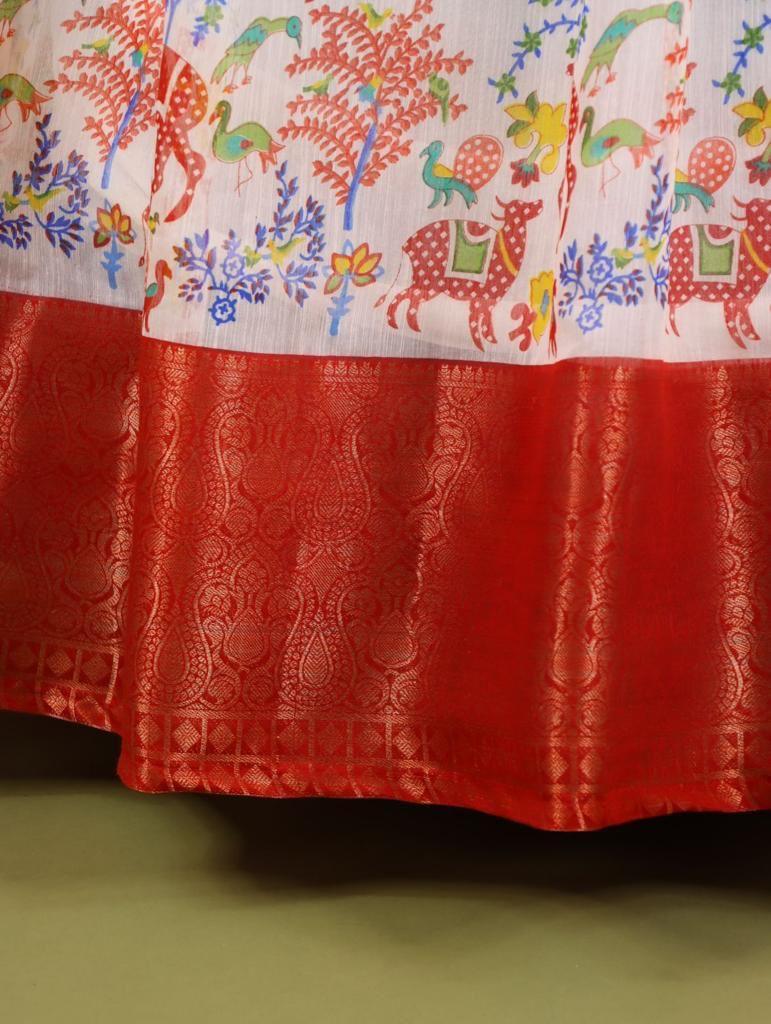 Trendy Kalamkari South Gown Anant Tex Exports Private Limited