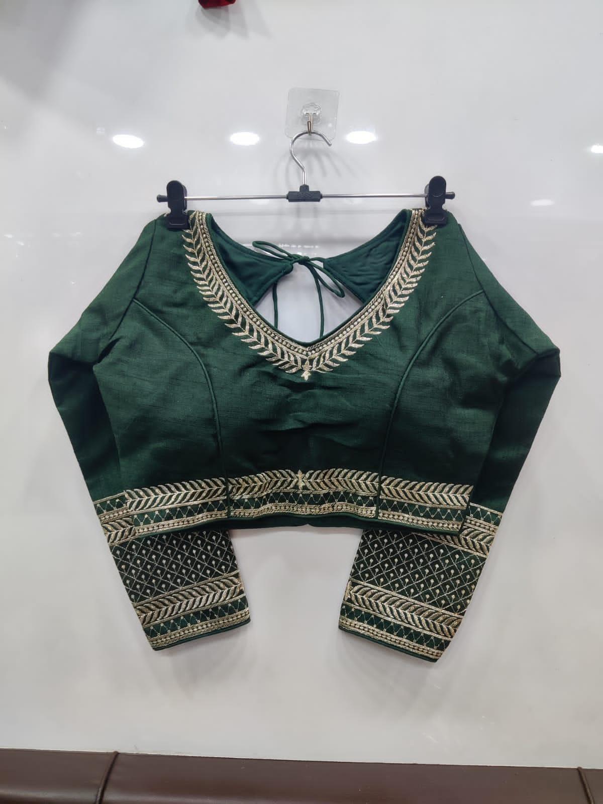 Mohini-2 Long Sleeves Bridal Blouse Anant Tex Exports Private Limited