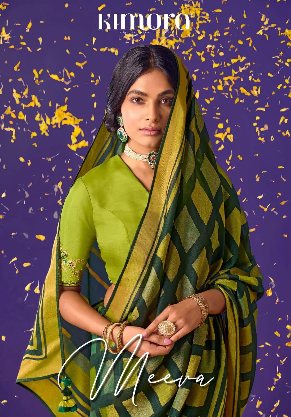Kimora Meera Vol 6 Brasso Silk Saree Anant Tex Exports Private Limited