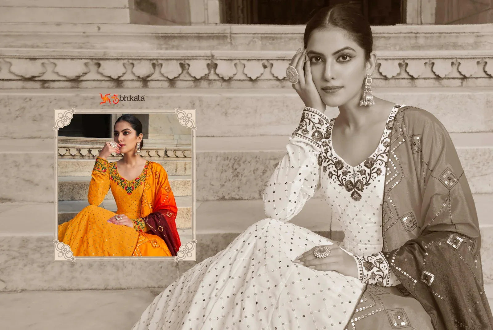 SHUBHKALA FLORY VOL. 30 EXCLUSIVE GOWN Anant Tex Exports Private Limited